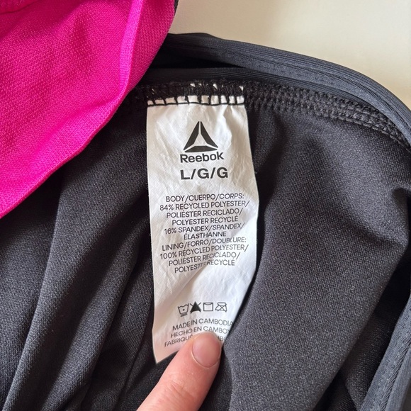 🎉4/30$🎉 Reebok Pink & Black Activewear Set – Size L ✨ - Picture 4 of 4